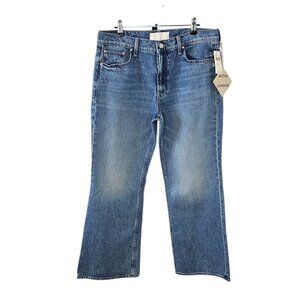 MOTHER The Bookie Flood Jeans, Deans List, High Rise, Boot Cut, Cotton, Size 31